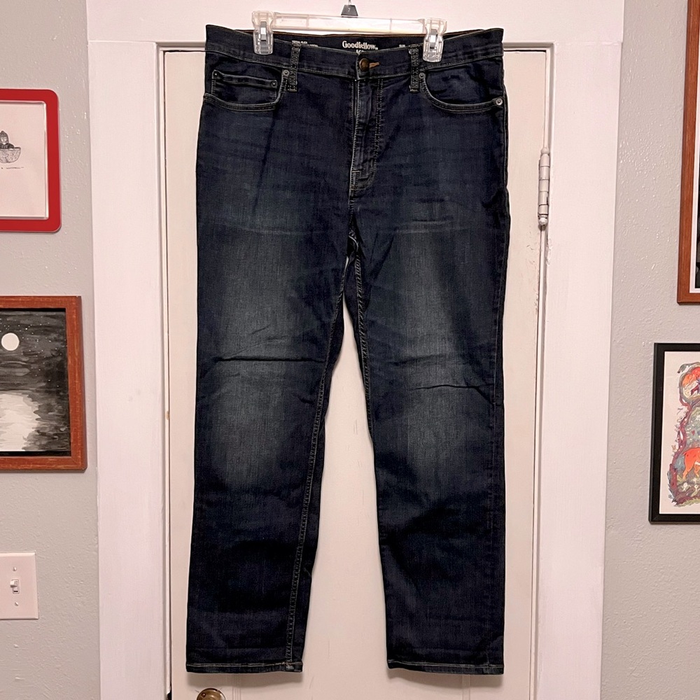 Goodfellow Slim Straight Blue Jeans 36x30